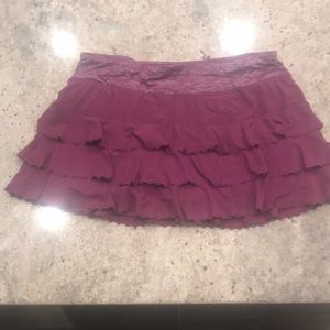 Lululemon layered eyelet skirt